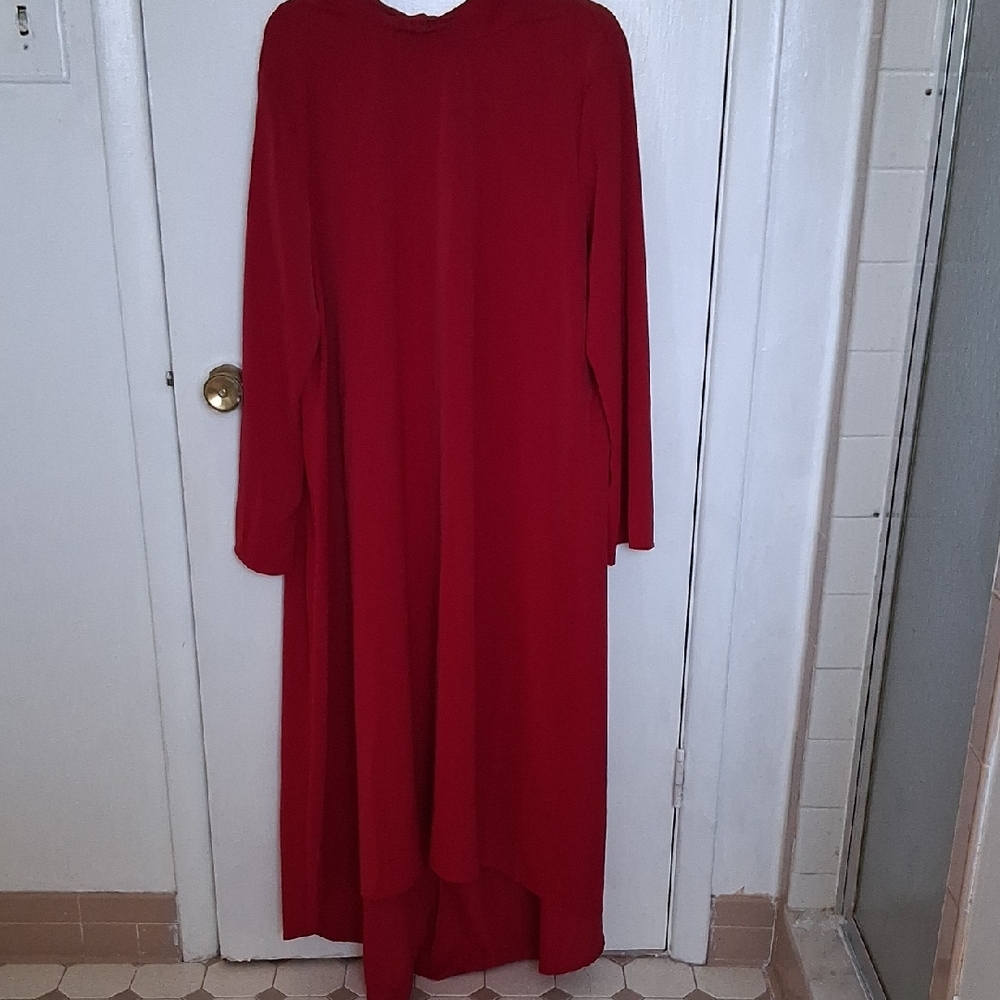 Elegant Red Women's Dress